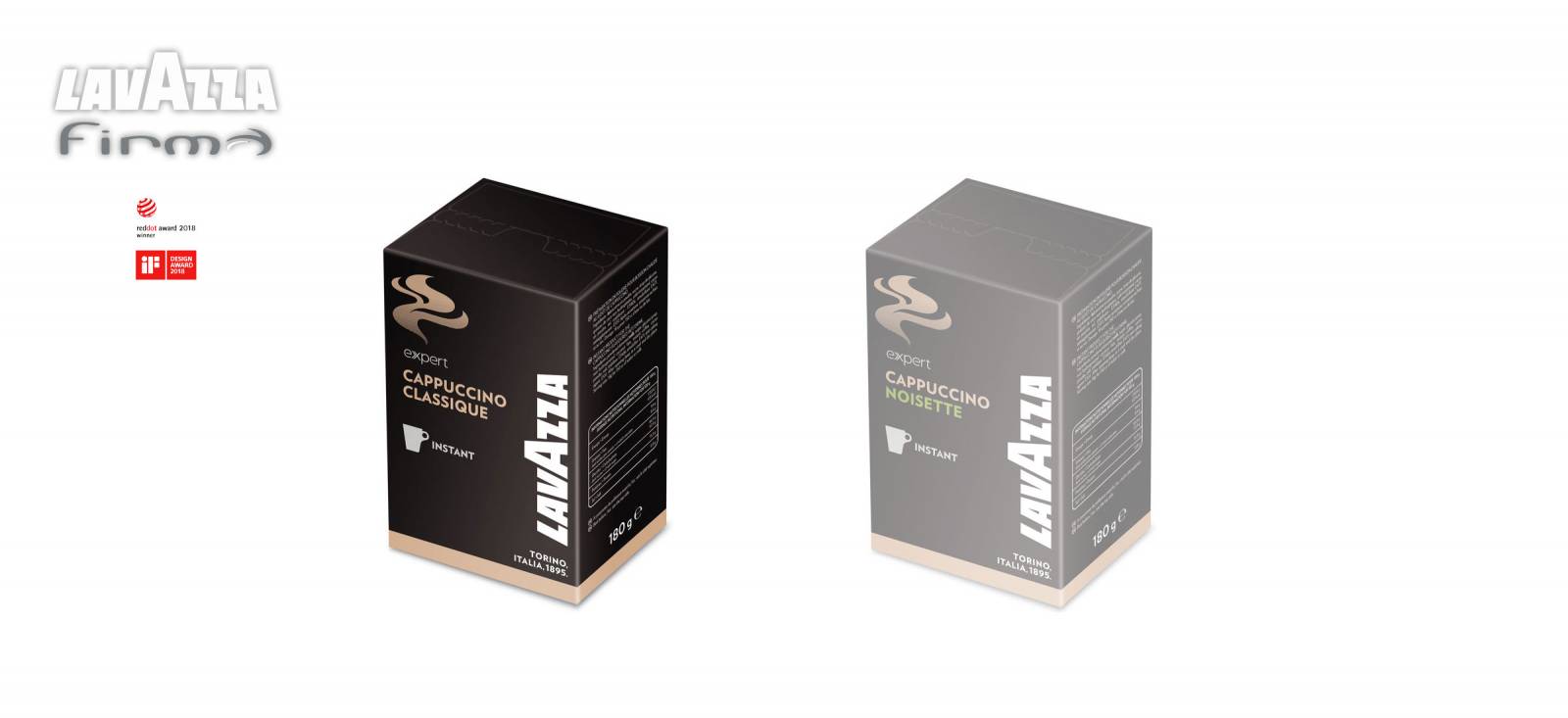 Boite de cappuccino nature en stick LAVAZZA FIRMA