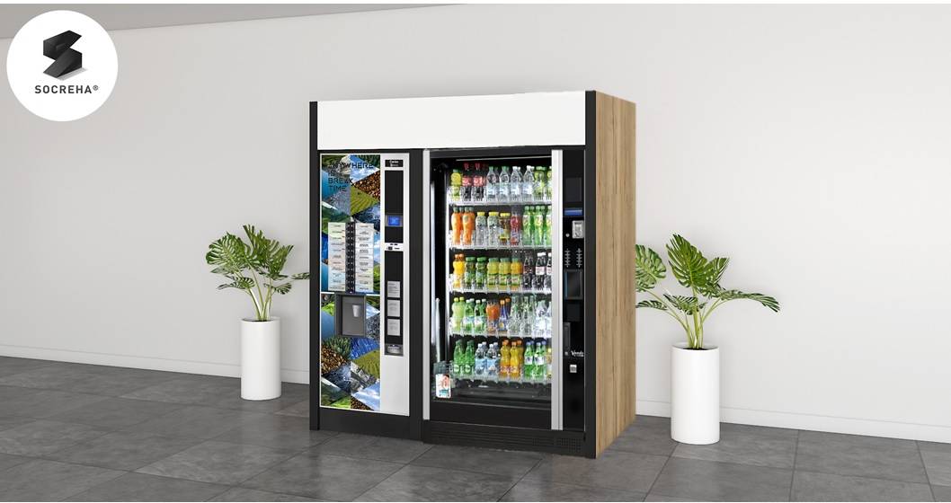 Habillage décoratif et sécurisé pour distributeurs automatiques à Lyon par VENDING TRADITION