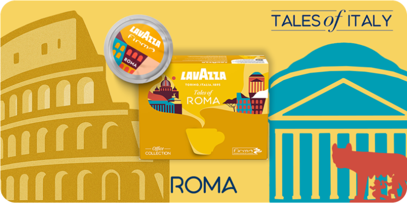 ESPRESSO ROMA LAVAZZA FIRMA - Tales Of Italy proposé aux entreprises dans le Rhône par VENDING TRADITION