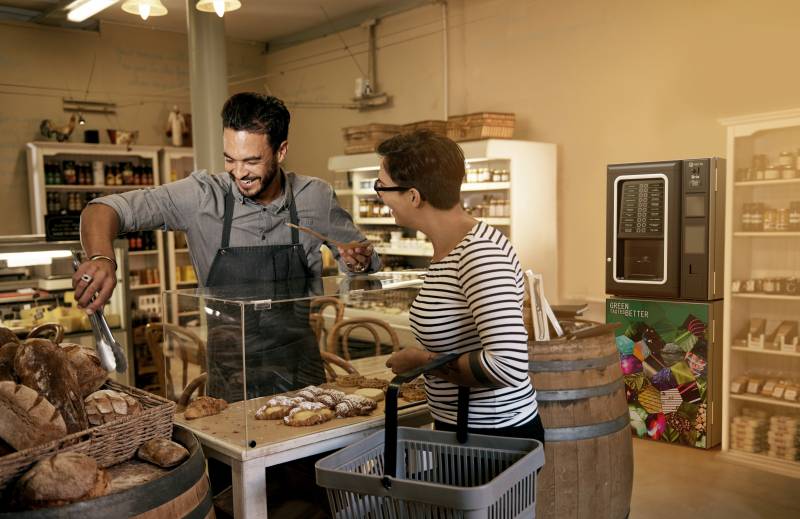Distributeur de café BRIO dans les boulangeries à Lyon et ses alentours