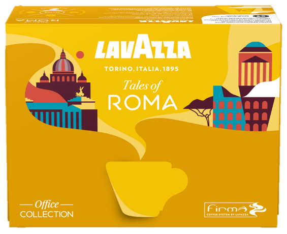 Boîte de 48 capsules ESPRESSO ROMA LAVAZZA FIRMA - Tales Of Italy par VENDING TRADITION