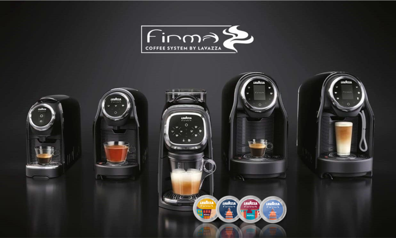 Machine à café pour entreprise prix capsule LAVAZZA FIRMA Tales Of Italy par VENDING TRADITION
