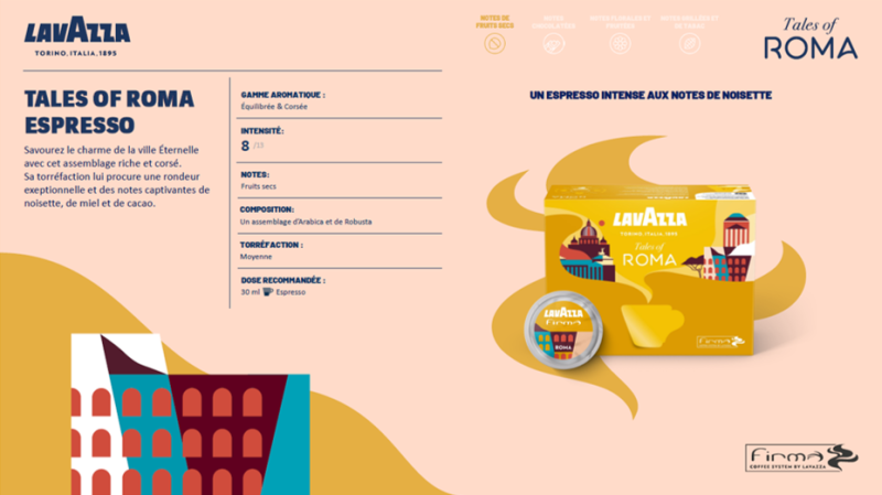 ESPRESSO ROMA LAVAZZA FIRMA - Tales Of Italy avec VENDING TRADITION
